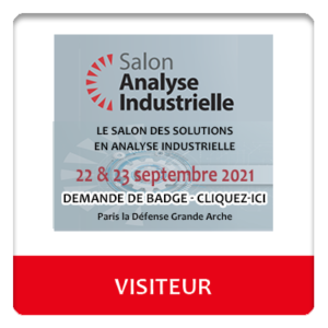 Badge visiteur salon Analyse Industrielle