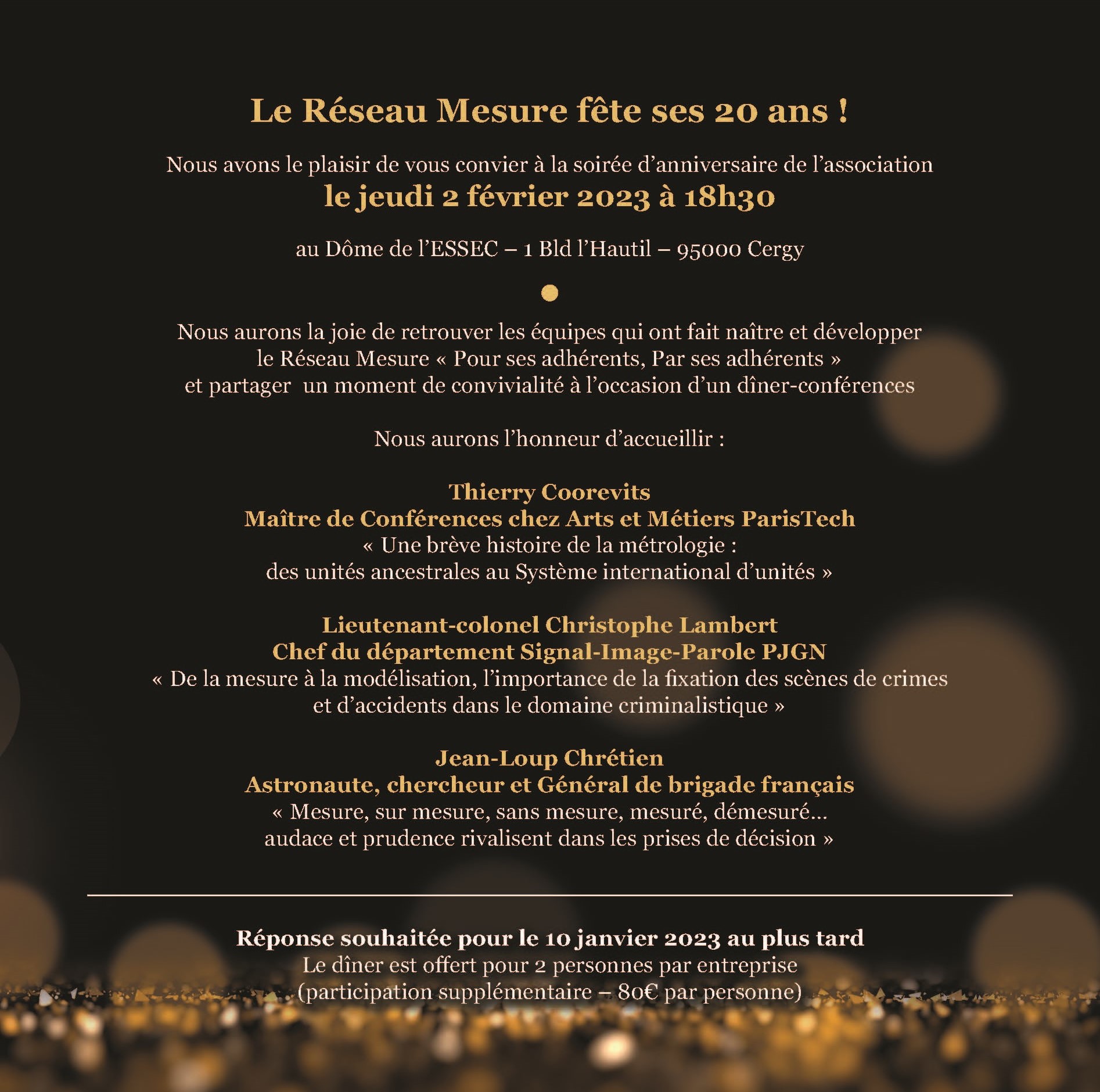 Programme des 20 ans du Réseau Mesure