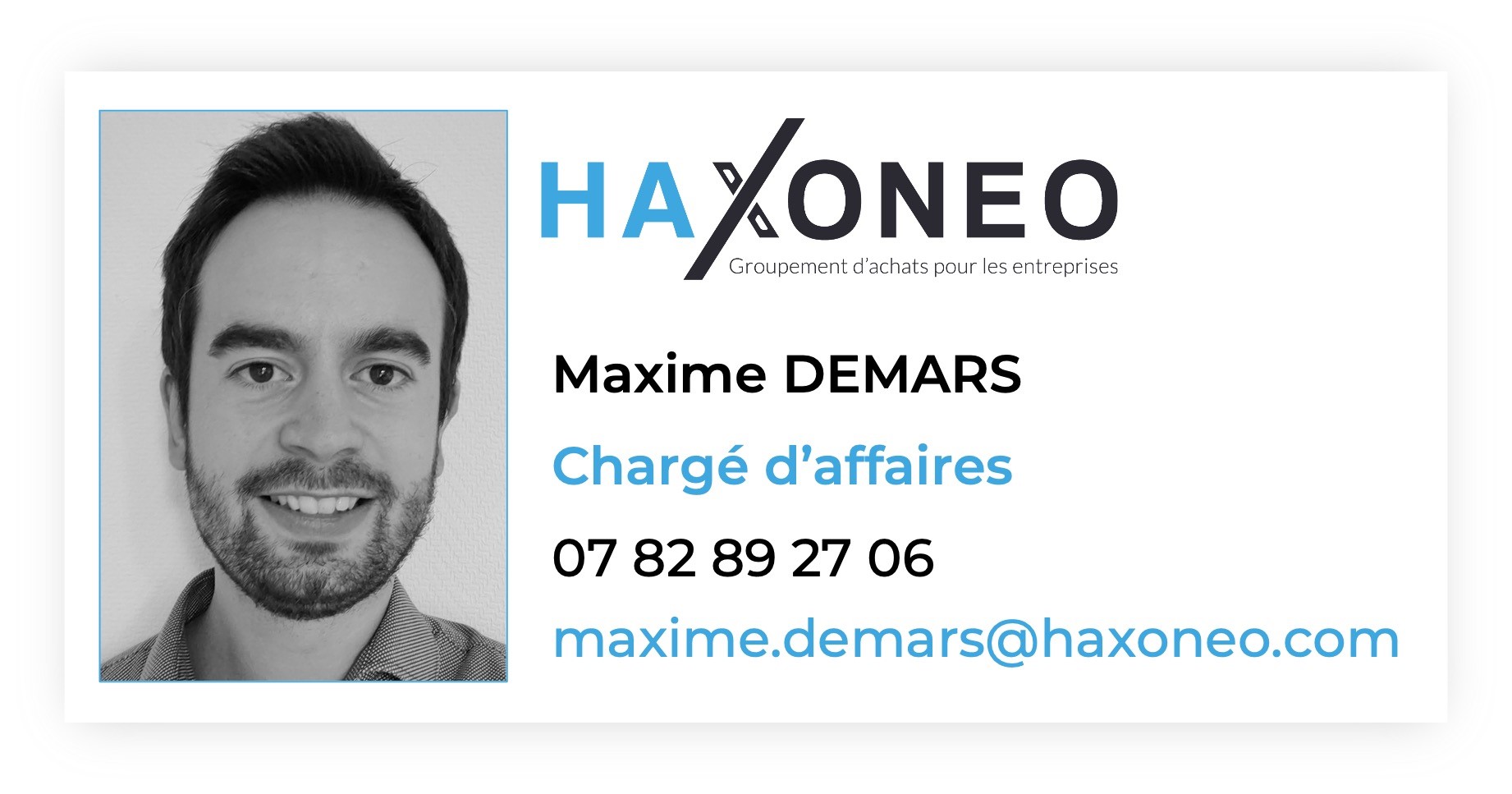 fiche contact maxime Demars HAXONEO