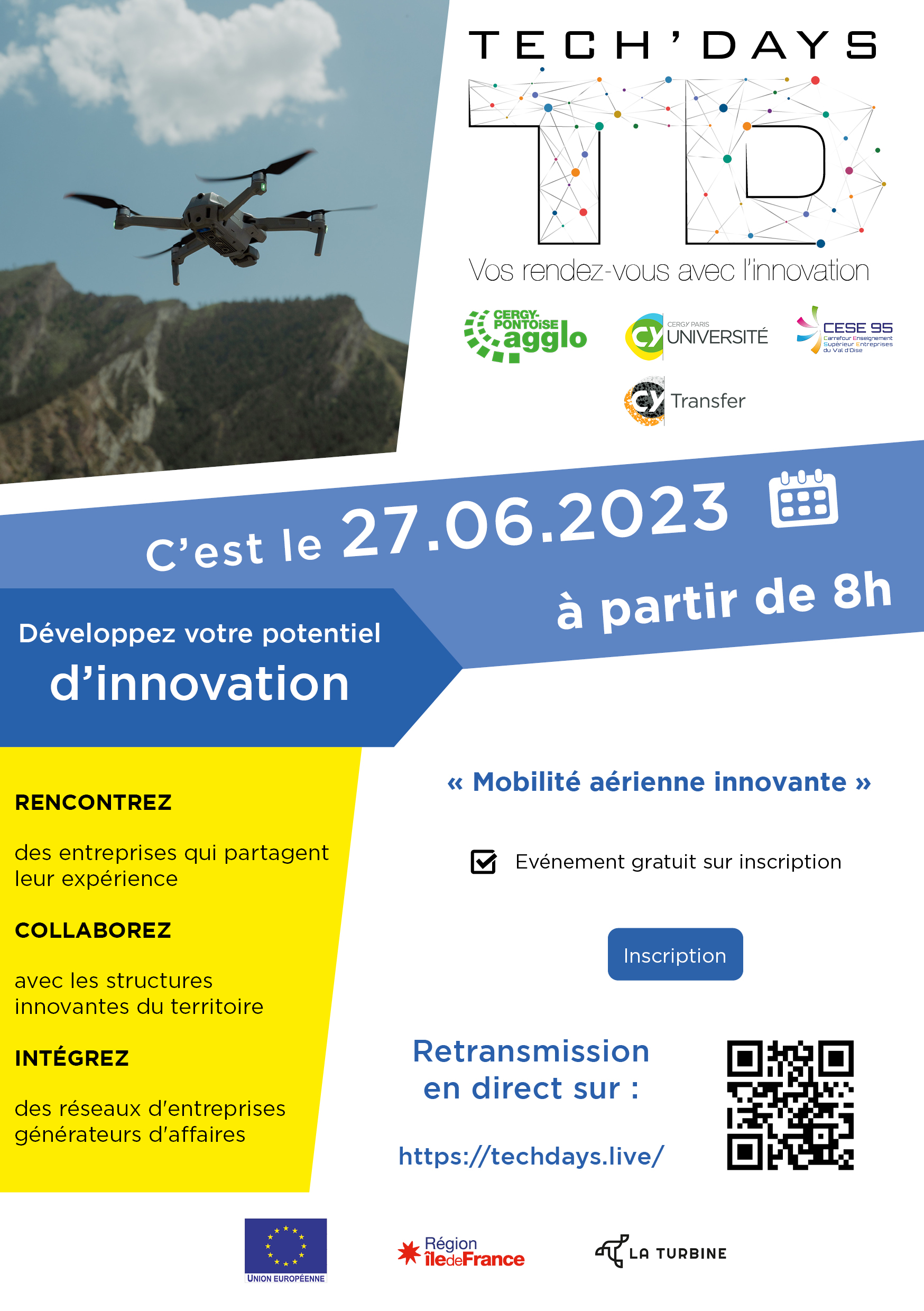 Mobilité aérienne innovante  - Mardi 27 juin 2023 de 8h à 10h30