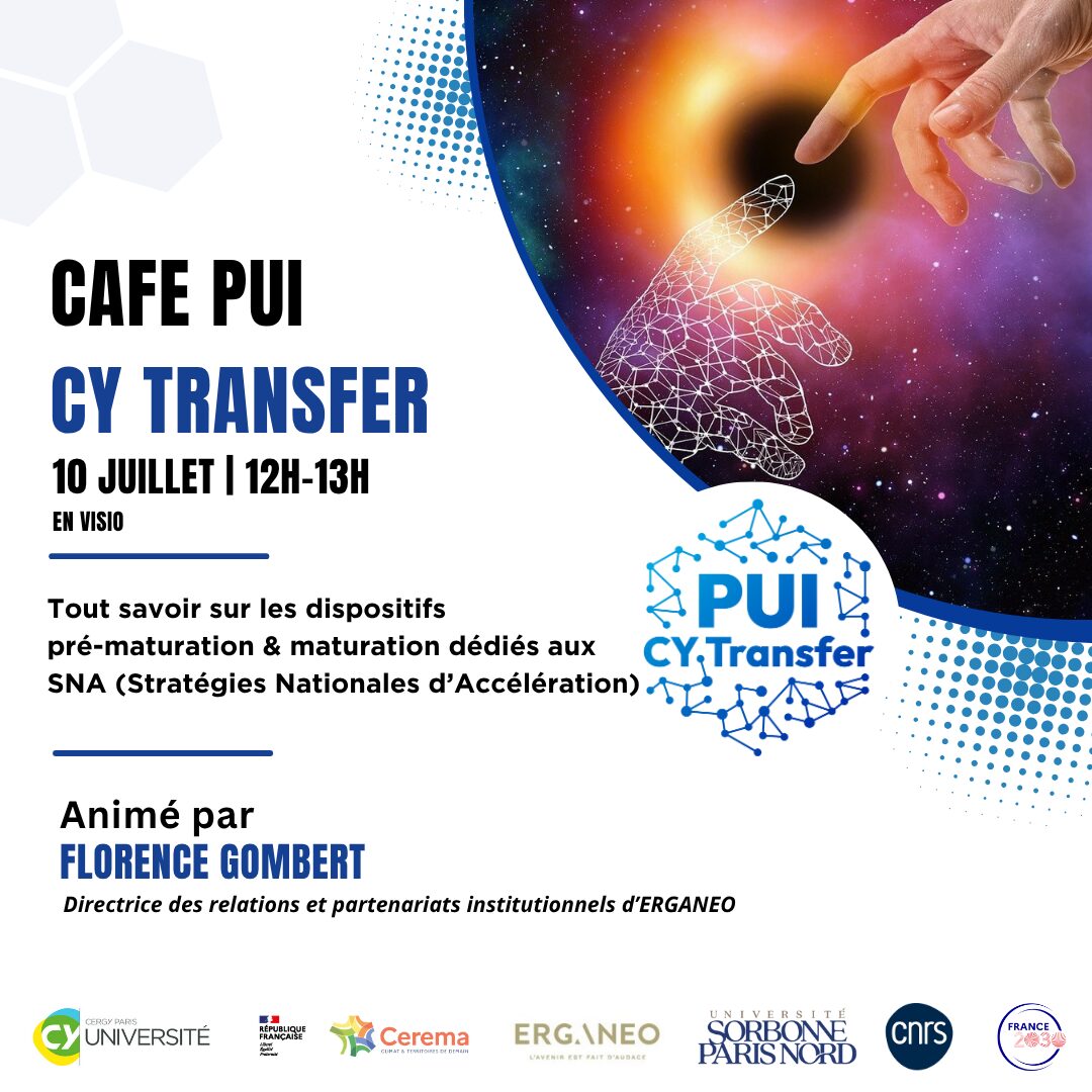 Café PUI CY Transfer, dispositifs pré-maturation & maturation dédiés aux SNA