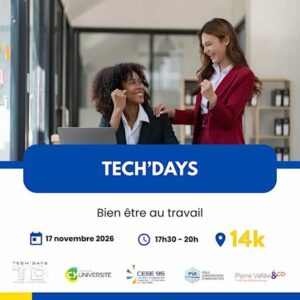 Tech'days Bien être au travail
