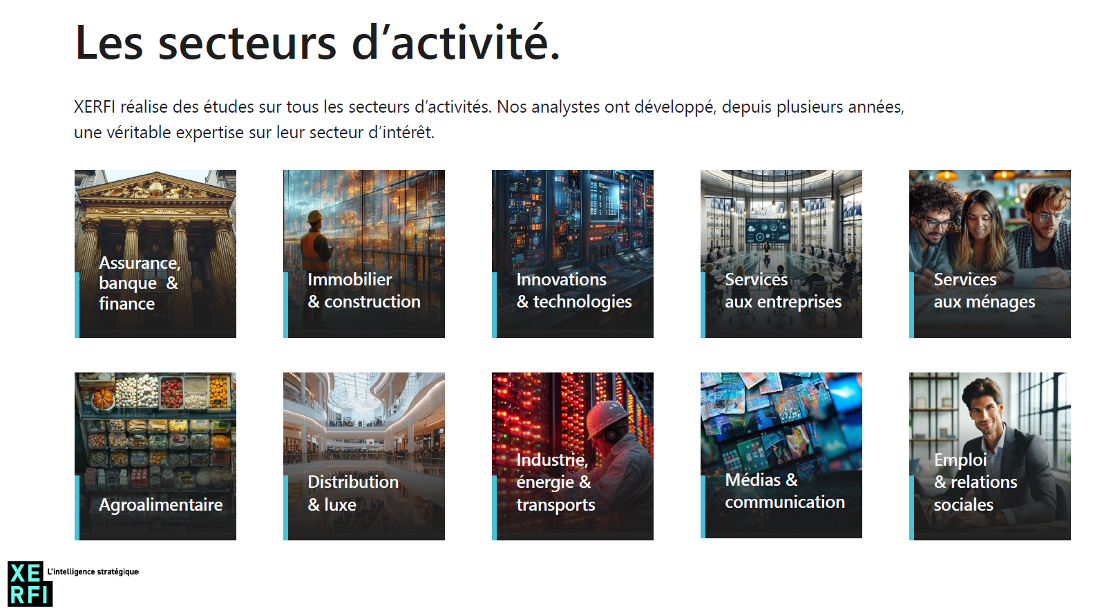 Xerfi Secteurs D'activité